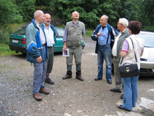 Familie Mattis holt uns in Leskovec ab