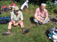 Mittagsschlaf beim Berg Maly Javornik