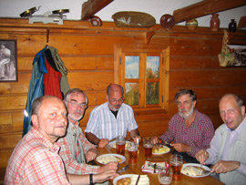 Unser Abschiedsessen in dem Liptauer Lokal LIPTOVSKA IZBA