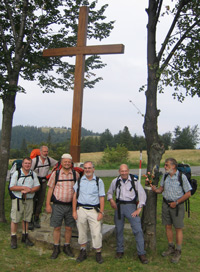 Am Magurske sedlo setzten wir unsere Wanderung auf dem Kammweg fort