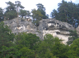 Aussichtspunkt Thomasfelsen im Slowakischen Paradies