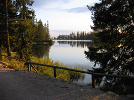 Abendstimmung am Strbske Pleso (Tschirmer See) in der Hohen Tatra