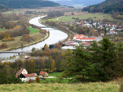 Der Main-Donau-Kanal bei Beilngries ist erreicht.