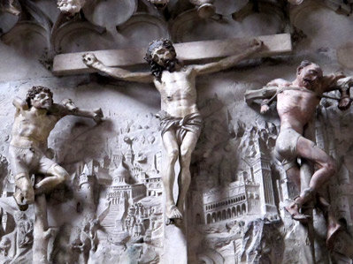 Pappenheimer-Altar im Dom zu Eichsttt. Gestiftet von Kaspar Pappenheim nach seiner Rckkehr von einer Pilgerreise