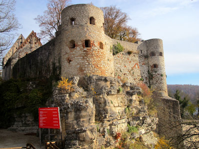 Die Buganlage von Pappenheim wurde in den letzten Jahren renoviert.