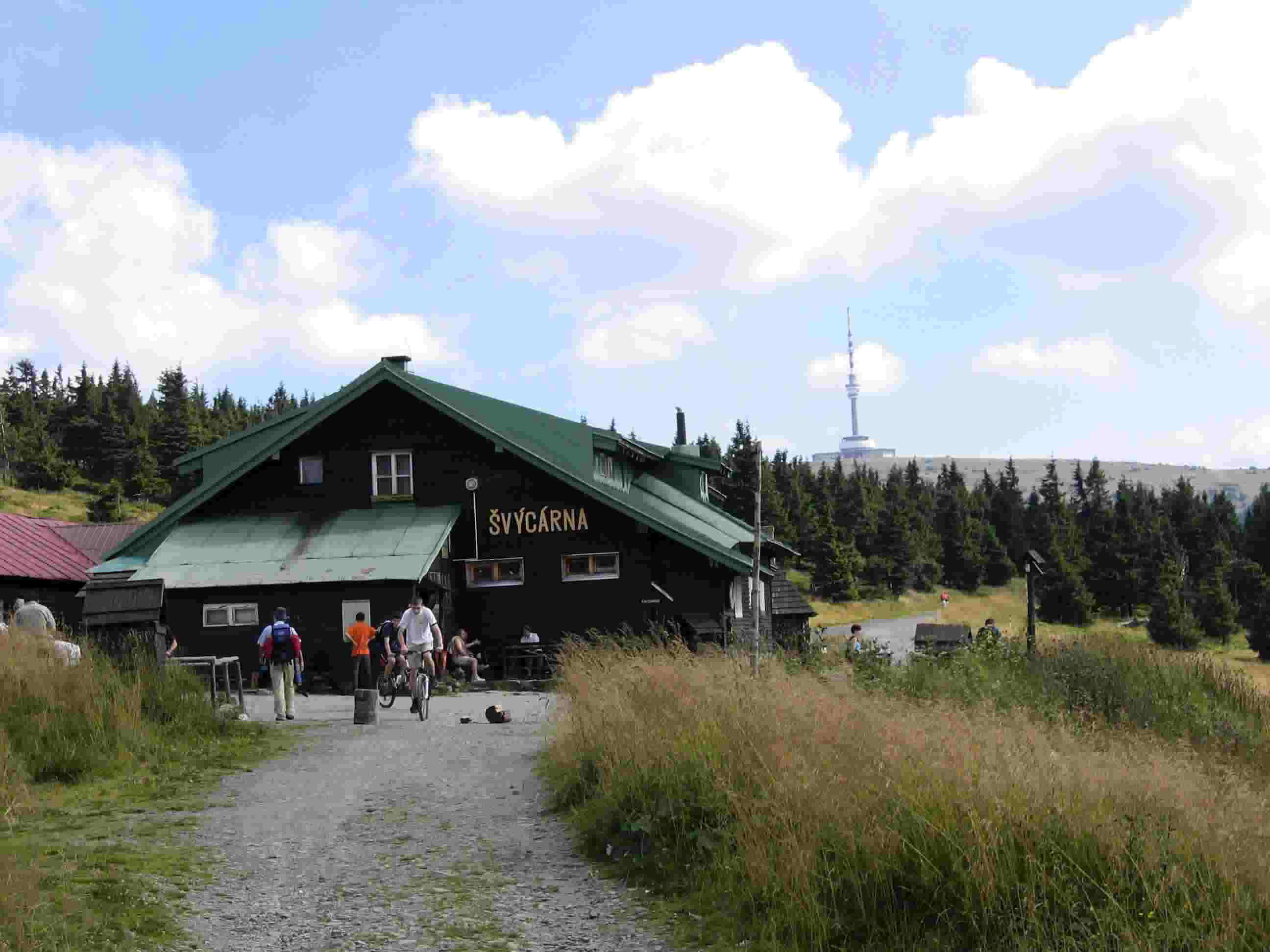 Schweizer Htte unterhalb des Praded im Altvatergebirge