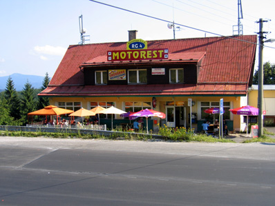 Ehemalige Grenzstation Bumbalka zwischen Tschechien und der Slowakei.