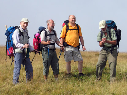 Bei herrlichem Wanderwetter konnten wir unsere Wanderung auf dem Kammweg des Lčansk Mala Fatra (Lutschauer Kleinen Fatra) forsetzten.