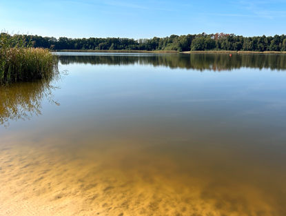 Groer Kolpiner See beim Ort Kolpin in Brandenburg