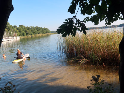 Storkower See ist ein beliebter Badesee