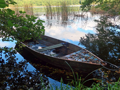 Boot auf dem Melangsee 