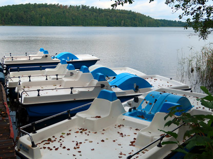 Tretboote am sdlichen Springsee