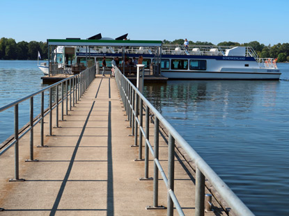 Anlegesteg Bohr's Brcke in Teupitz