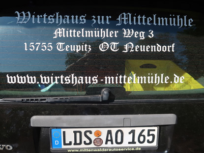 Wirtshaus Mittelmhle sdlich von Teupitz