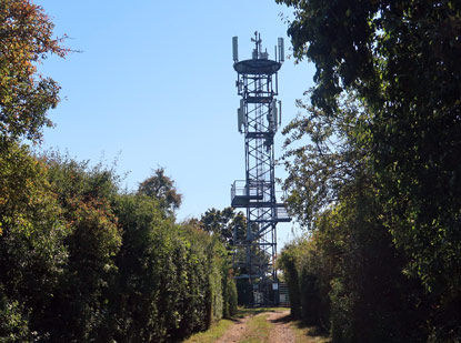 Der Aussichtsturm auf dem Gipsberg von Sperenberg