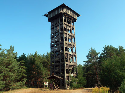 66-Seen-Weg, Aussichtsturm auf dem Lwendorfer Berg bei Trebbin