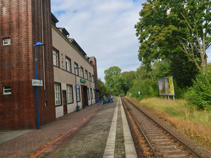 Ostseite vom Bahnhof Wandlitzsee