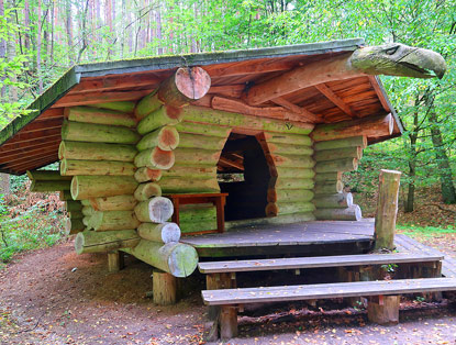 Schutzh�tte am Liesenkreuz im Nonnenflie�tal