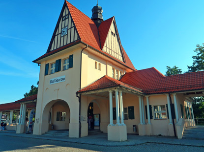 Die Visitenkarte von Bad Saarow, der historische Bahnhof von 1911