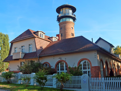 das histrische Wasserwerk von Bad Saarow. Betrieb wurde 2008 eingestellt. Heute ein Hotel