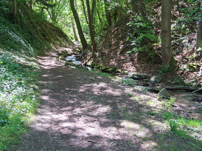 Wandern durch das Ahrtal: Pfand entlang dem Wingsbach