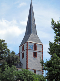 Alemannenweg Odenwald: Bergkirche von Auerbach an der Bergstrae