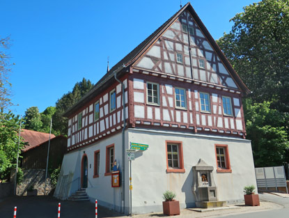 Alemannenweg Odenwald: Altes Rathaus von Jugenheim an der Bergstrae