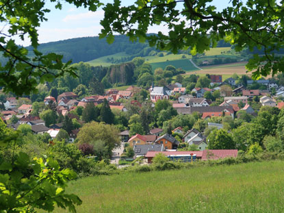 Alemannenweg: Blick auf Ernsthofen von der Scriba-Htte