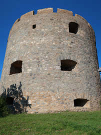 Alemannenweg Bollwerk vom Schloss Lichtenberg