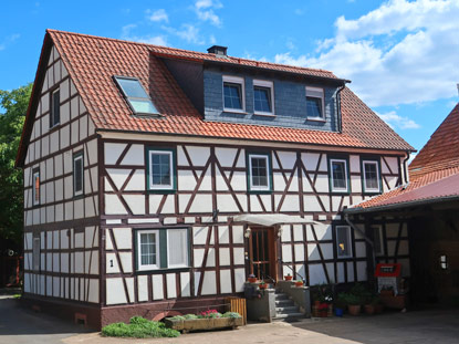 Alemannenweg in Bllstein. Ein sehernswertes Fachwerkhaus