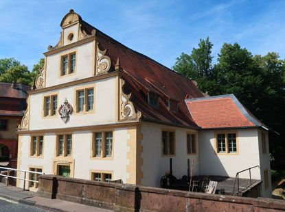 Alemannenweg bei Steinbach: Schlossmhle zum Schloss Frstenau gehrend