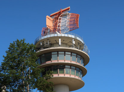 Alemannenweg : Radarturm auf der Neunkircher Hhe