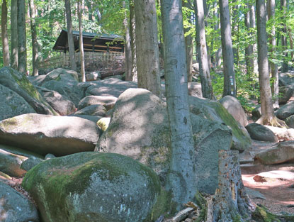 Felsenmeer Kiosk an der Riesensule