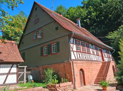 Das Forsthaus von Drr-Ellenbach im Odenwald
