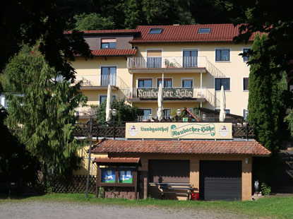 Ausflugsziel im Odenwald:  Landgasthof Raubacher Hhe in Raubach (Oberzent)