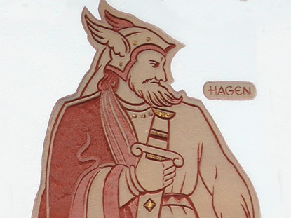 Hagen von Tronje, der Mrder von Siegfried