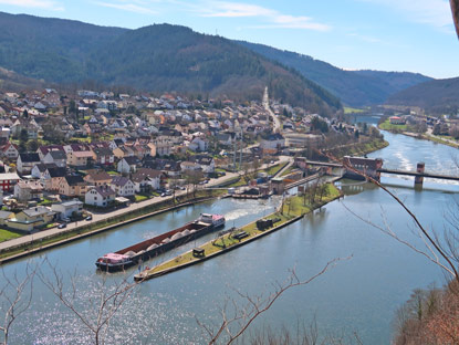 Neckarblick von der Burg Hirschhorn