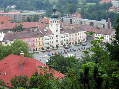 Marktplatz von Fulnek. 