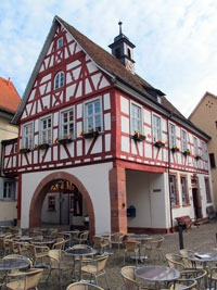 Wanderung Bltenweg: Das Alte Rathaus von Schriesheim