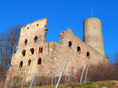 Wanderung Bltenweg: Die Strahlenburg - das Wahrzeichen von Schriesheim