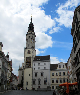 Das Rathaus von Grlitz aus dem Jahre 1560