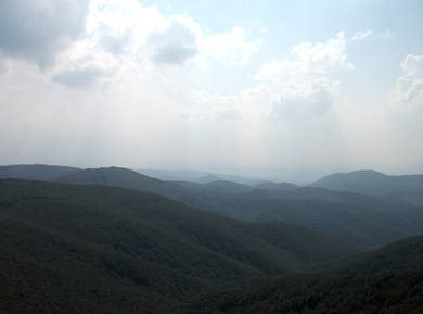 Gewitterstimmung am Berg  Csvnyos in Ungarn