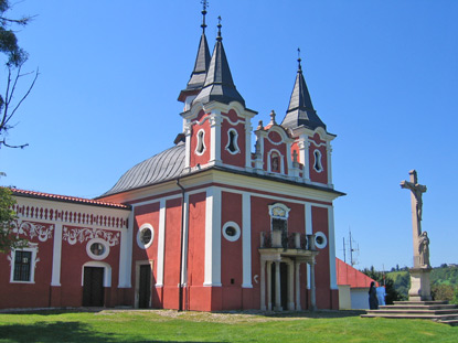 Die von den Jesuiten gegerndete Wallfahrtskirche Kalvaria bei Presov, Slowakei
