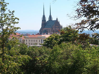 St. Peter und Paul Kathedrale auf dem Berg Petrov in Brnn