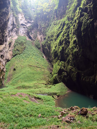 Wandern Mhrischer Karst: Macocha Schlucht