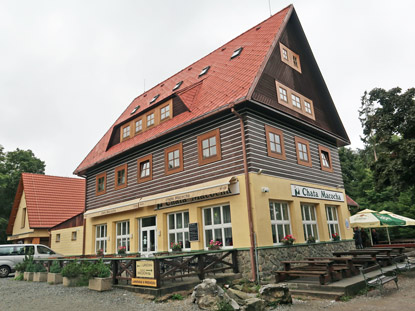 Restaurant und Unterkunft in der Chata Macocha