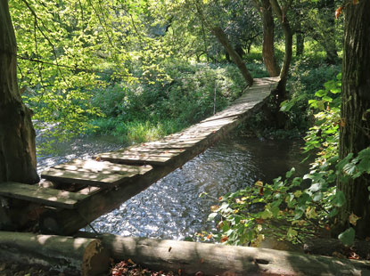 Wandern durch Mhren: Brcke ber die Svratka (Schwarzawa)