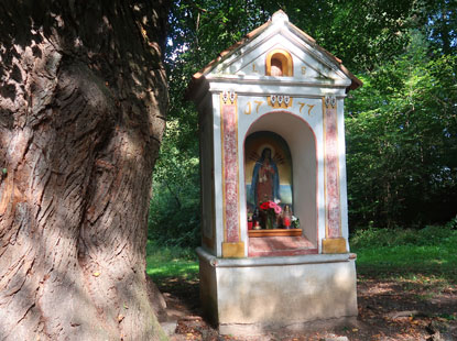 Marienkapelle beim Weiler Trisov im Moldautal