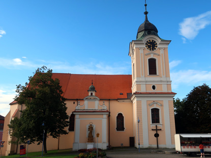 Barockkirche St. Jakob  in Tyn  auf dem Platz des Friedens