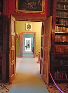 Die Bibliothek im Schloss Knigswart